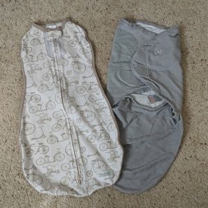 Woombie Air and Summer Infant swaddles